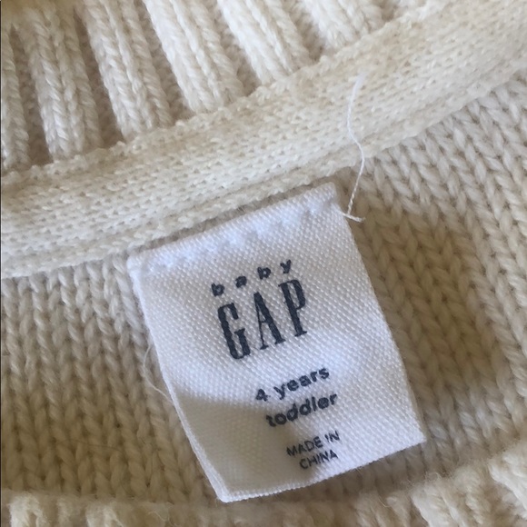 GAP Cable Knit Puffy Cuff Sweater - Picture 6 of 6